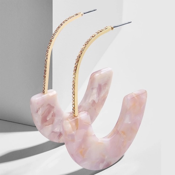 Just In🎉Resin/Rhinestone Statement Earring - Picture 2 of 3